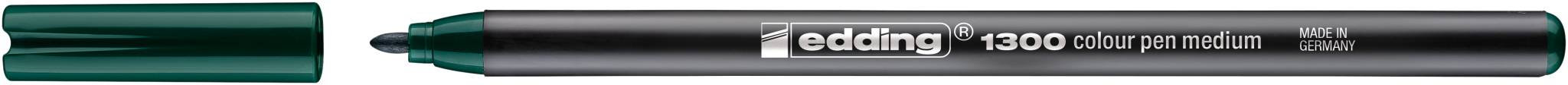 edding 1300 Fasermaler medium flaschengrün-4