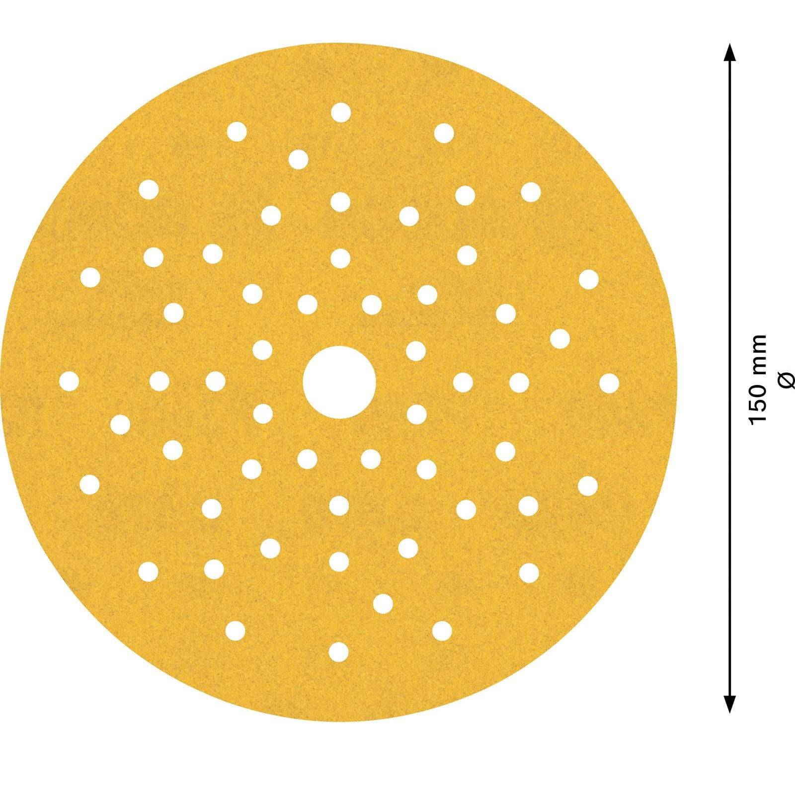 EXPERT C470 Schleifpapier Mehrloch für Exzenterschleifer, 150 mm, K 240, 50-tlg.-2