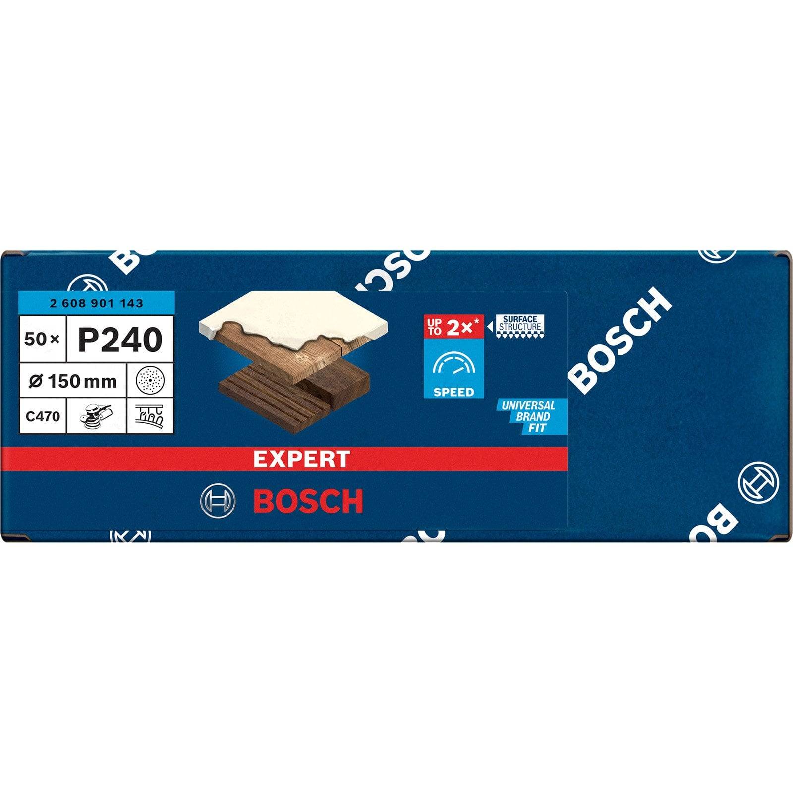 EXPERT C470 Schleifpapier Mehrloch für Exzenterschleifer, 150 mm, K 240, 50-tlg.-3