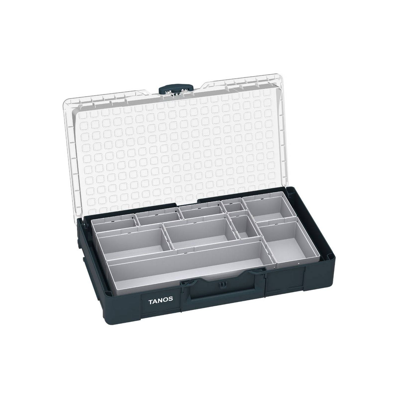 Tanos Systainer³ Organizer L 89 mit 10 Einsatzboxen anthrazit (RAL 7016) - 83500008-0