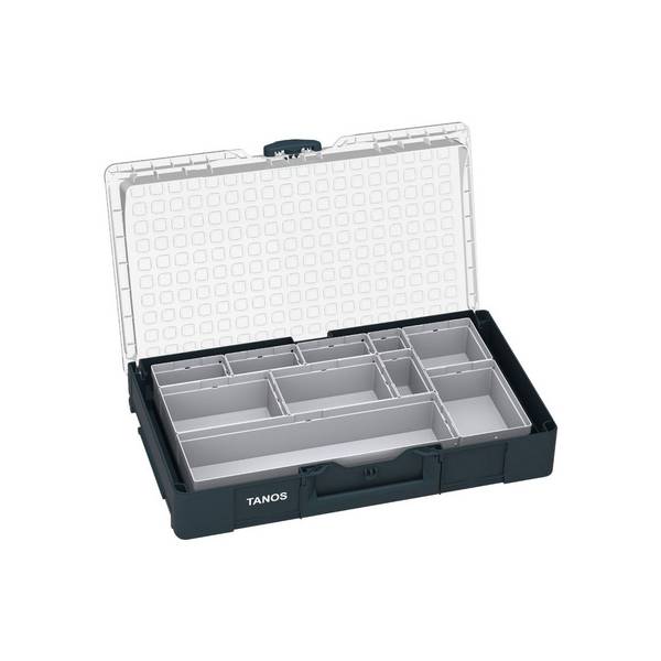 Tanos Systainer³ Organizer L 89 mit 10 Einsatzboxen anthrazit (RAL 7016) - 83500008