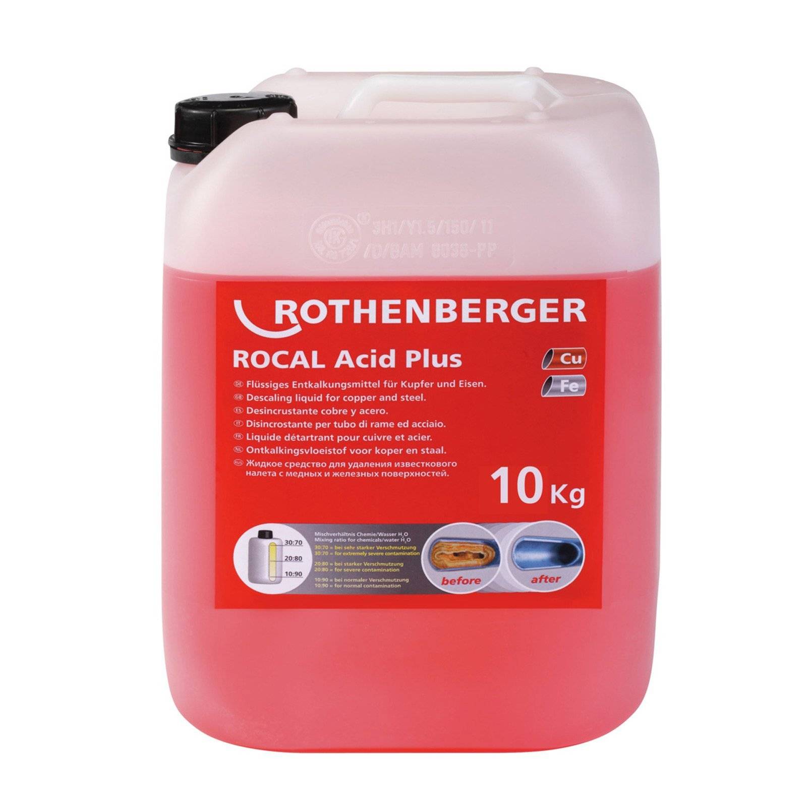 ROTHENBERGER ROCAL Acid Plus, Cu, FE, 10kg - 61106-1