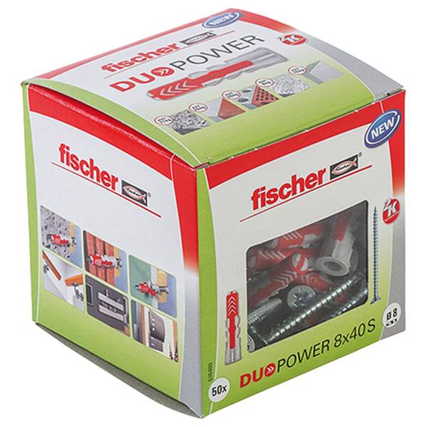 Fischer 50x DUOPOWER 8 x 40 mm S LD - 535460