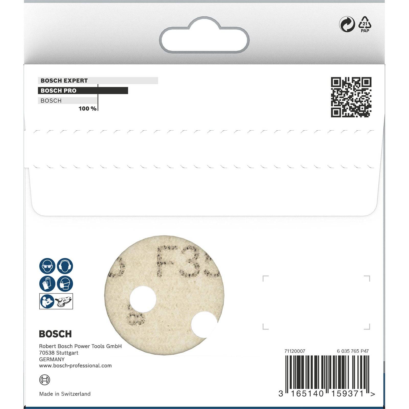 Bosch PRO F355 Schleifblatt 125 mm 240 - 2608605119-2