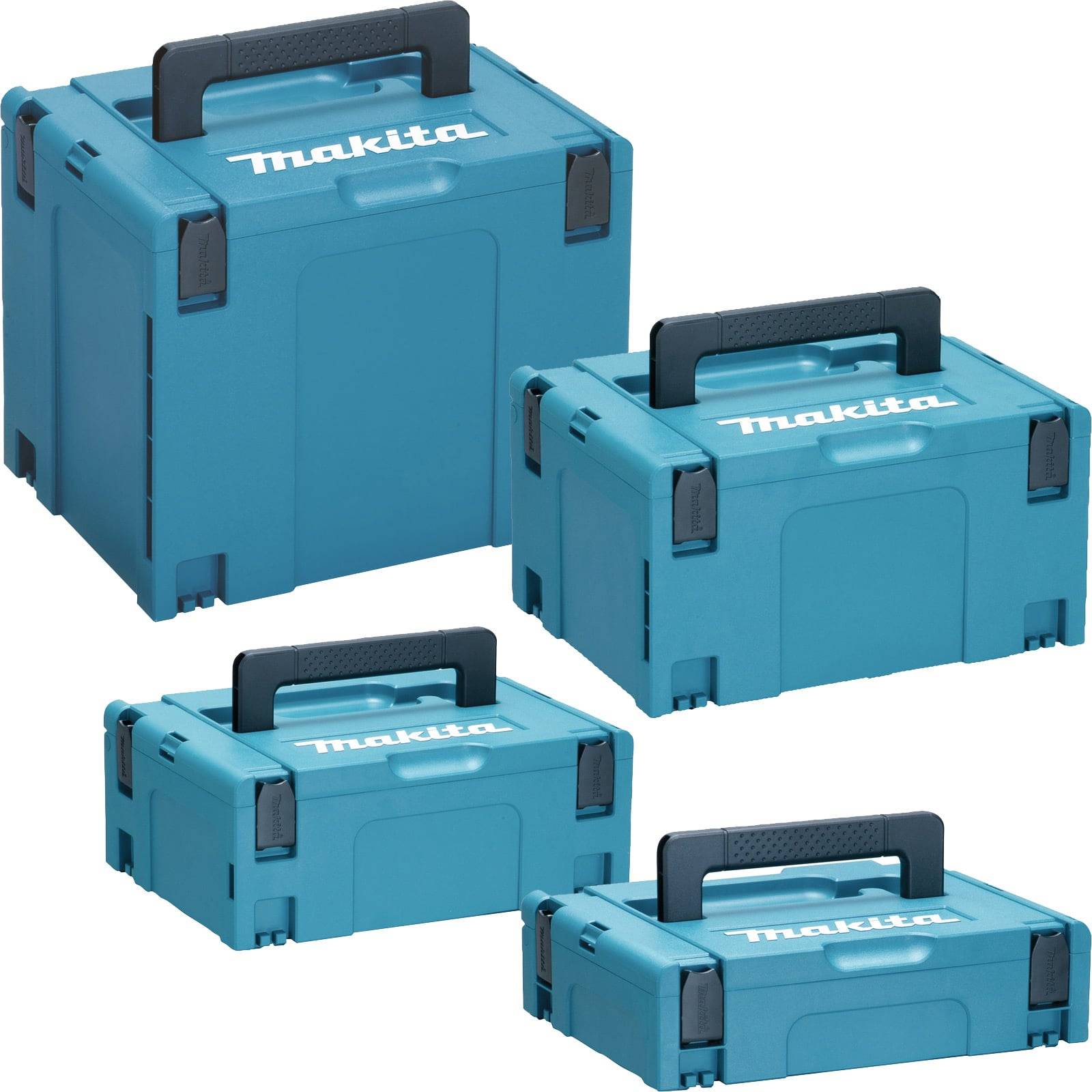 Makita MAKPAC Systemkoffer Gr. 1 + Gr. 2 + Gr. 3 + Gr. 4-0