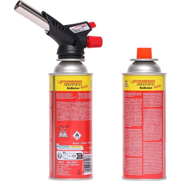1000003307 Gasbrenner inkl. Piezozünder Gasflasche 1 Set