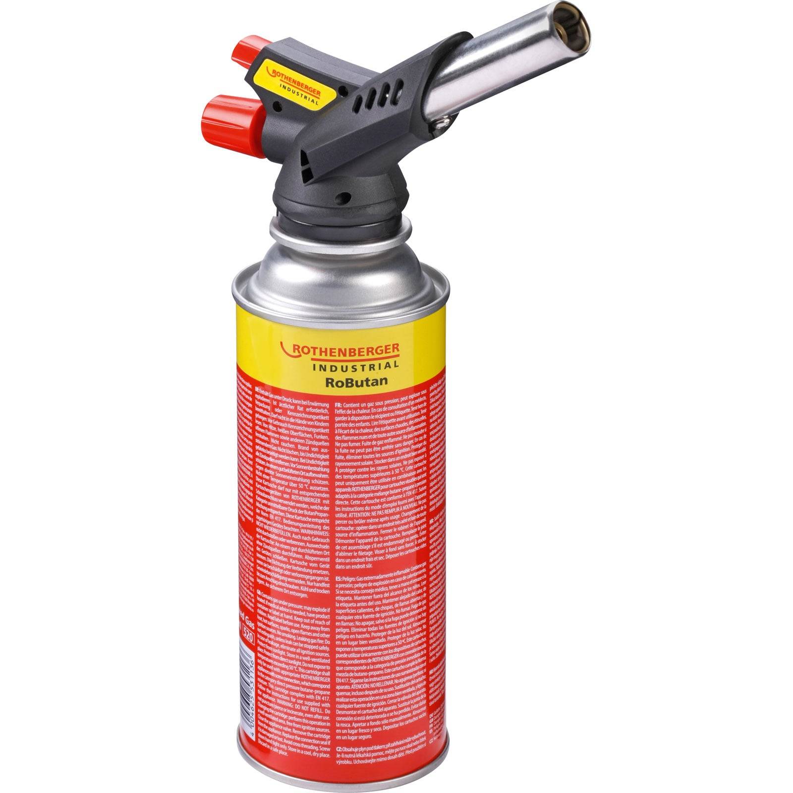 1000003307 Gasbrenner inkl. Piezozünder Gasflasche 1 Set-2