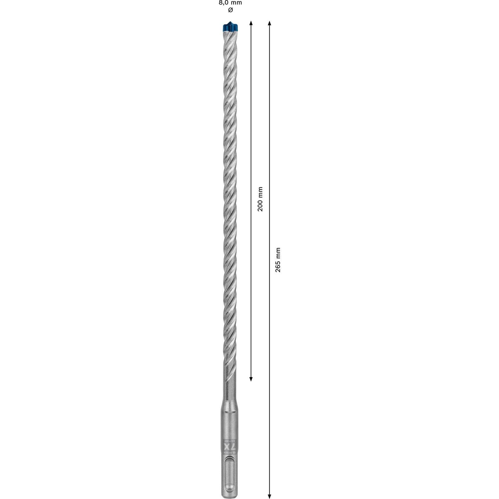 Bosch EXPERT SDS plus-7X Hammerbohrer, 8 x 200 x 265 mm, 10er-Pack-1