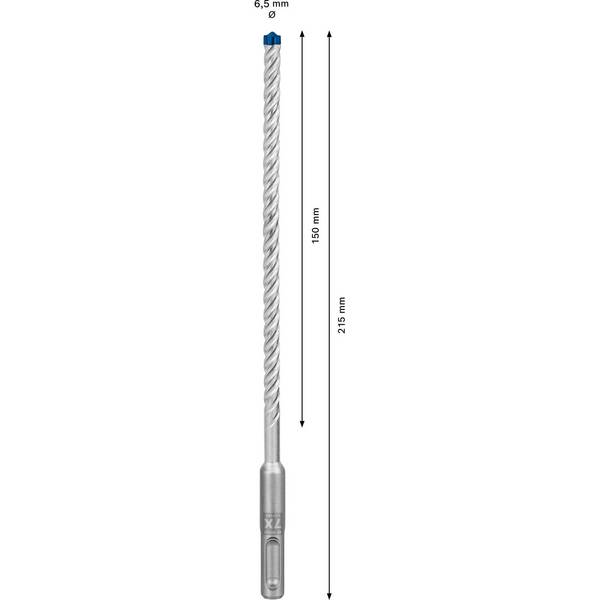 Bosch 10x Expert SDS plus-7X Hammerbohrer 6,5 x 150 x 215 mm - 2608900164