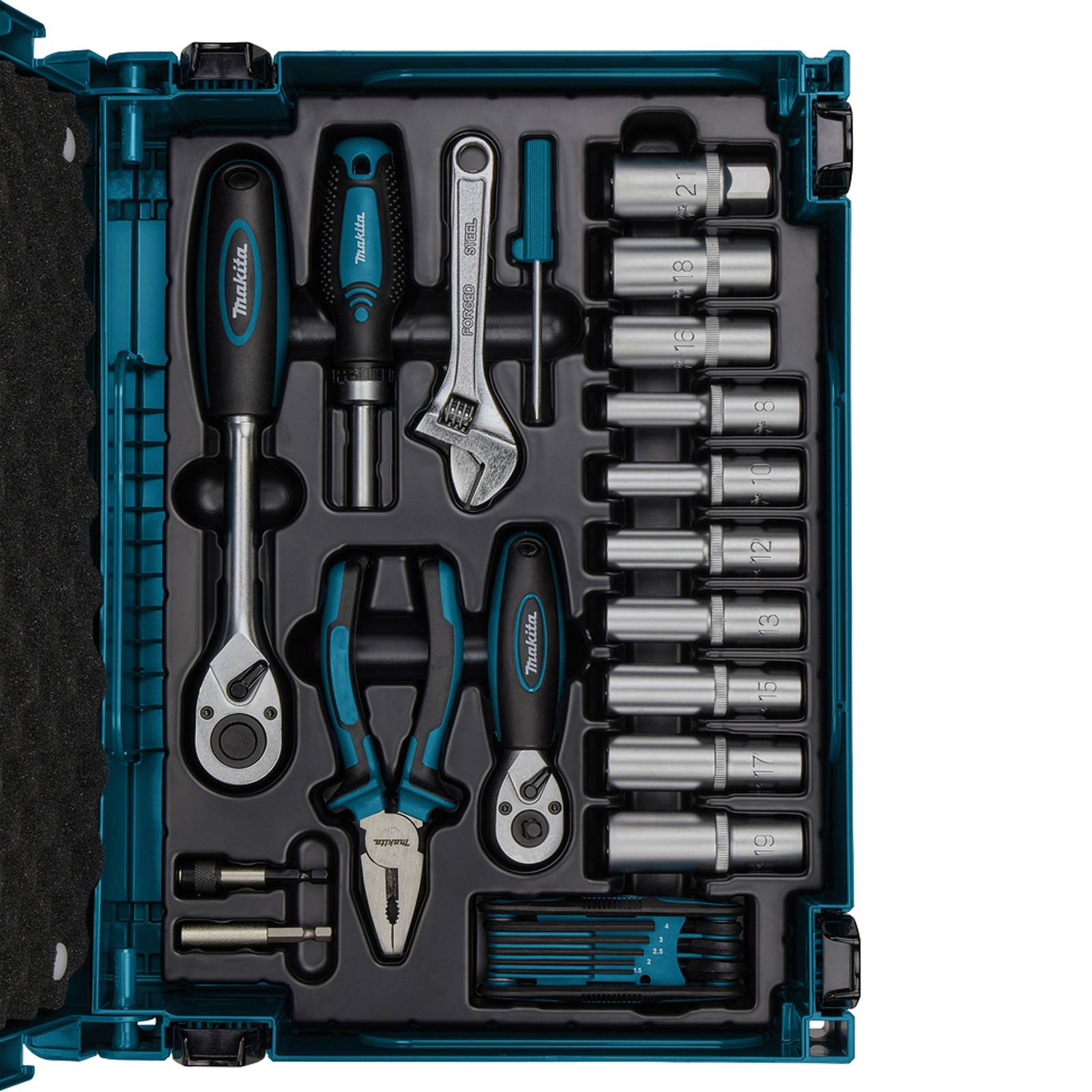 Makita Handwerkzeugset im MAKPAC 87 tlg.-2