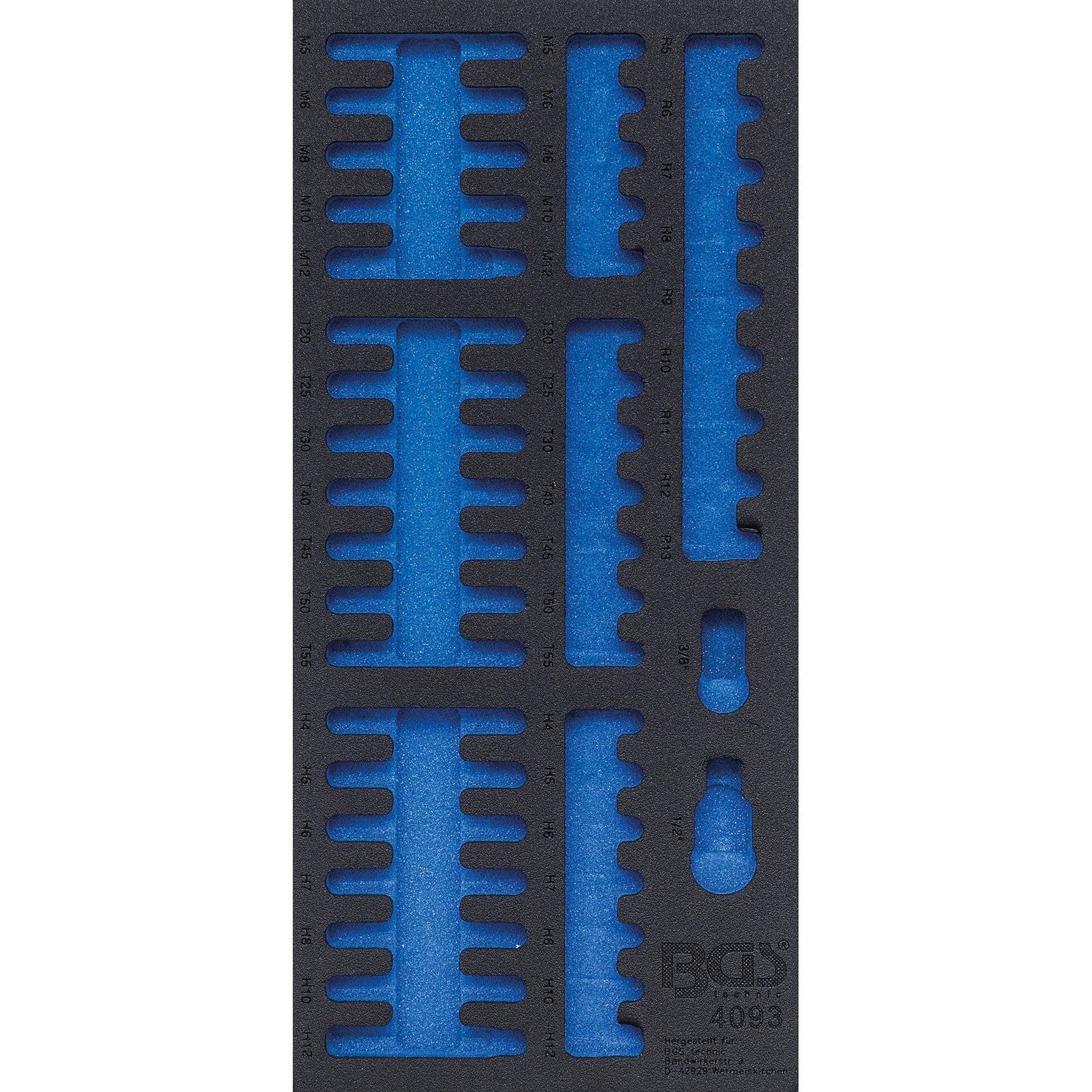 BGS 4093-1 Werkstattwageneinlage 1/3, leer, für Ar t. 4093-1