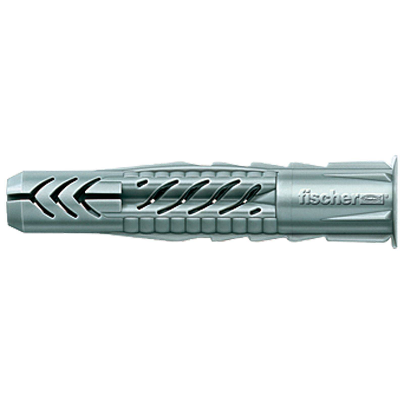 Fischer 100x Universaldübel UX 5 x 30 mm R mit Rand - 94722-0