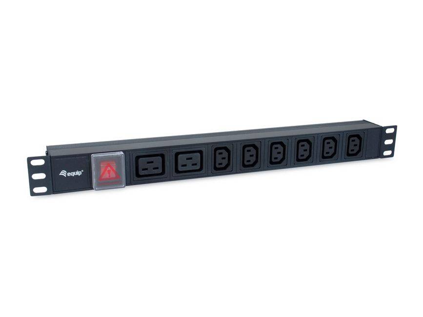 Equip Stromverteilungseinheit (Rack - einbaufähig) - Wechselstrom 220-240 V - 3500 Watt - Eingabe, Eingang IEC 60320 C20-0