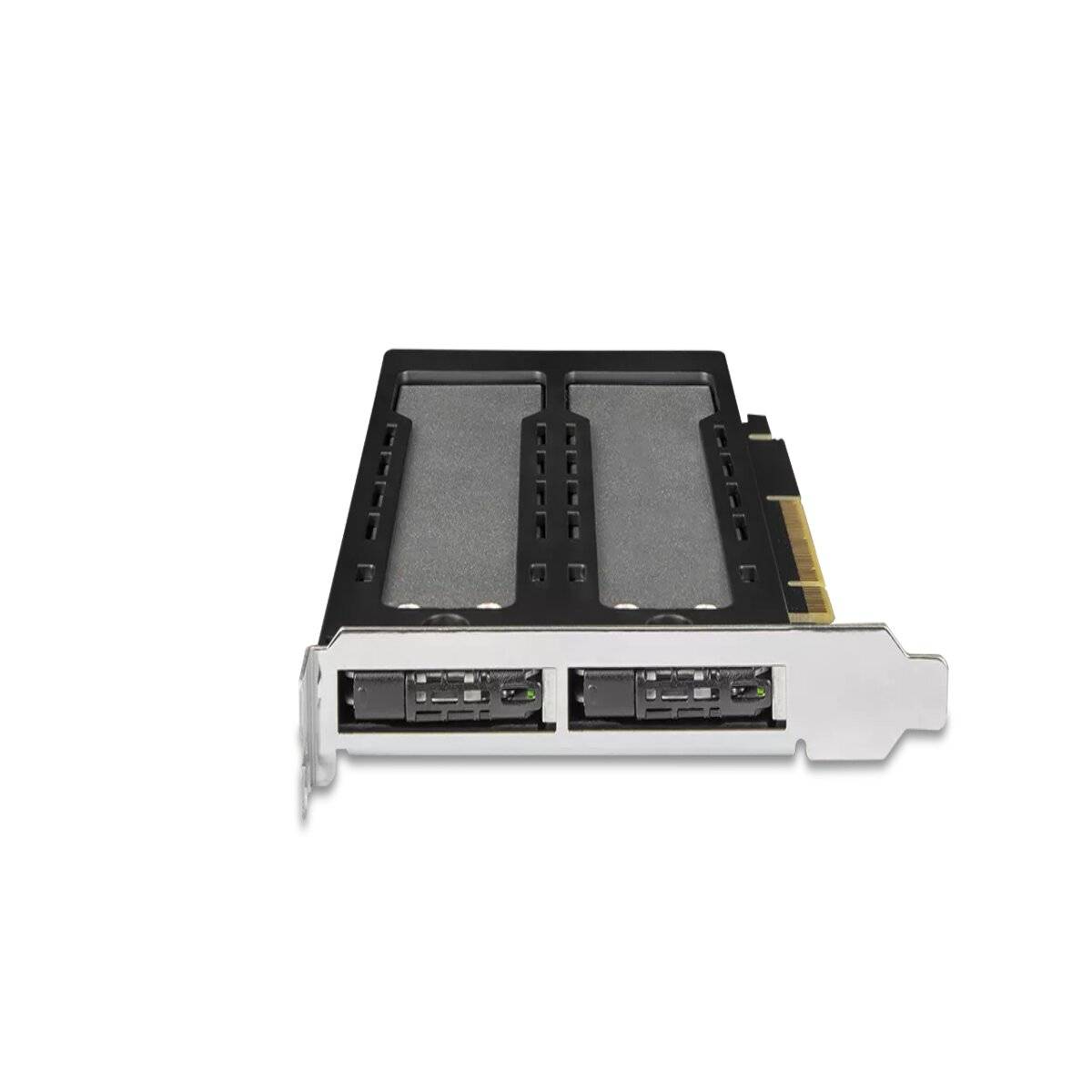 ToughArmor 2x M.2 NVME to PCIe 4.0 x8 card bifurcation w/tra Multimedia-Technik Festplattenwechselr.