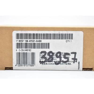 Siemens Dig.Industr. Elektronikmodul 24VDC/2A 6ES7138-4FC01-0AB0-4