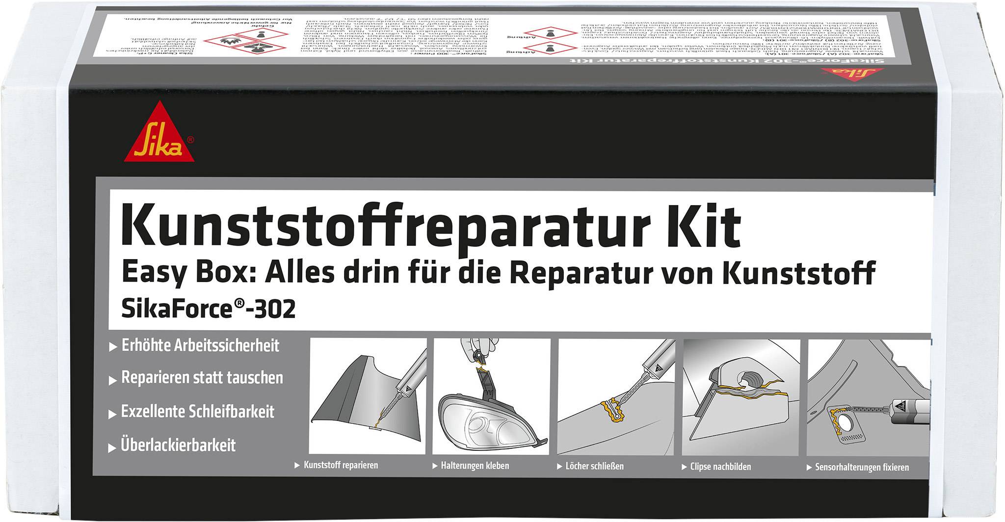 Sika Kunststoffreparatur Kit Force-302 + 301 + Primer-1