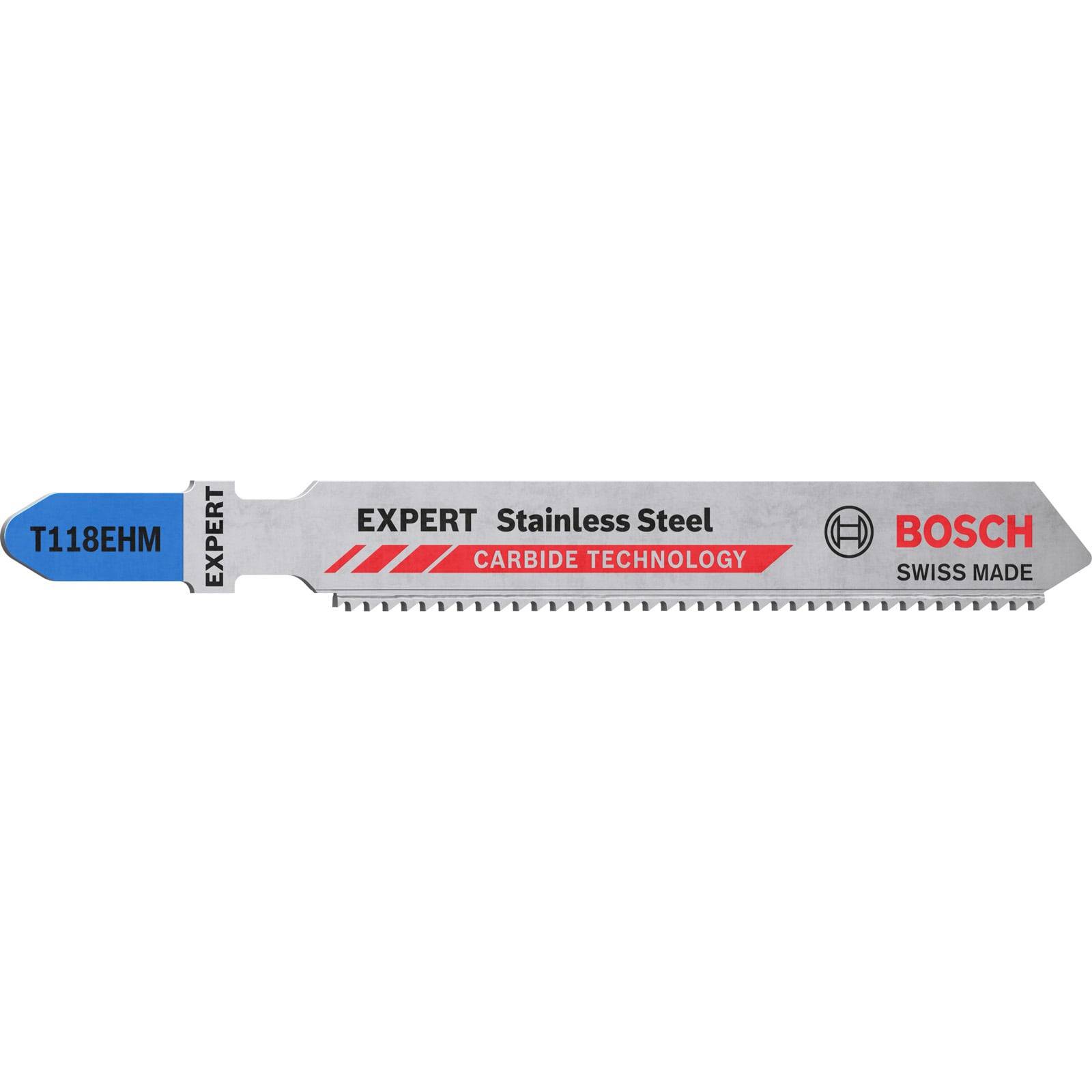 Bosch 3x Expert Stainless Steel T 118 EHM Stichsägeblatt - 2608900562-1