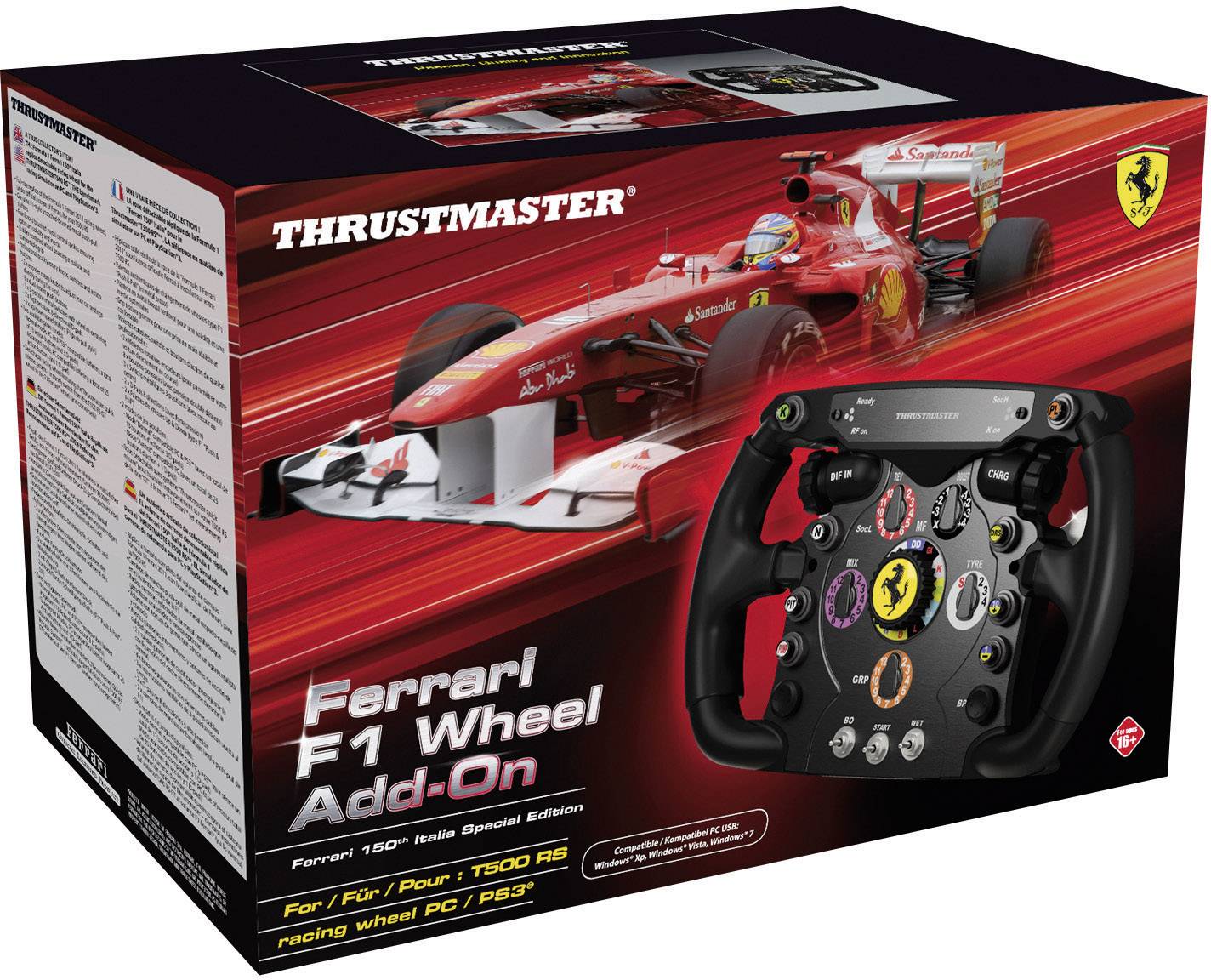 Thrustmaster Ferrari® F1 Wheel Add-On T500 RS Lenkrad USB PC, PlayStation  5, PlayStation 4, PlayStation 3, Xbox One Schw kaufen