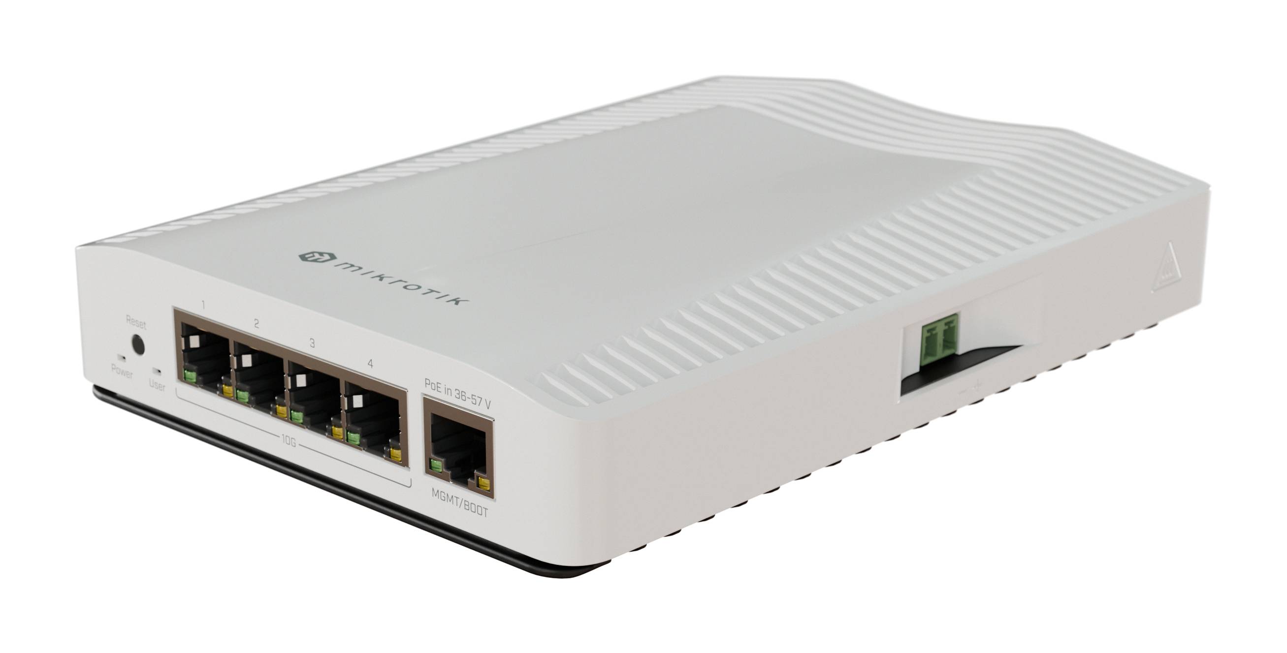 MikroTik CRS304-4XG-IN - Switch - 4 x 1/2.5/5/10GBase-T + 1 x 10/100/1000 (PoE)-2