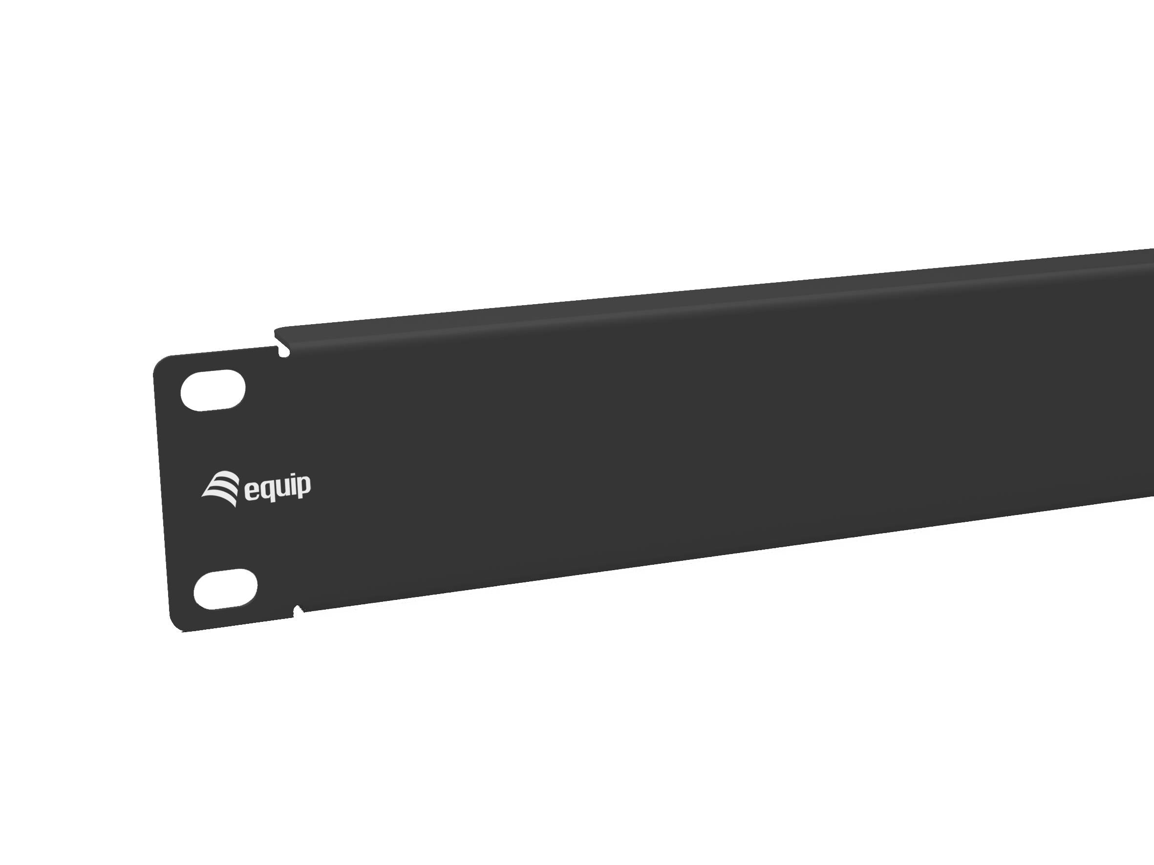 Equip Blindabdeckung - RAL 9005, Schwarz - 1U - 25.4 cm (10")-1