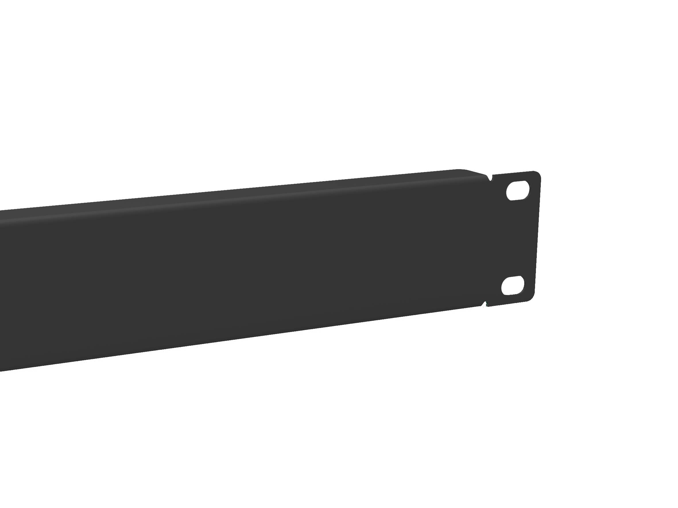 Equip Blindabdeckung - RAL 9005, Schwarz - 1U - 25.4 cm (10")-2