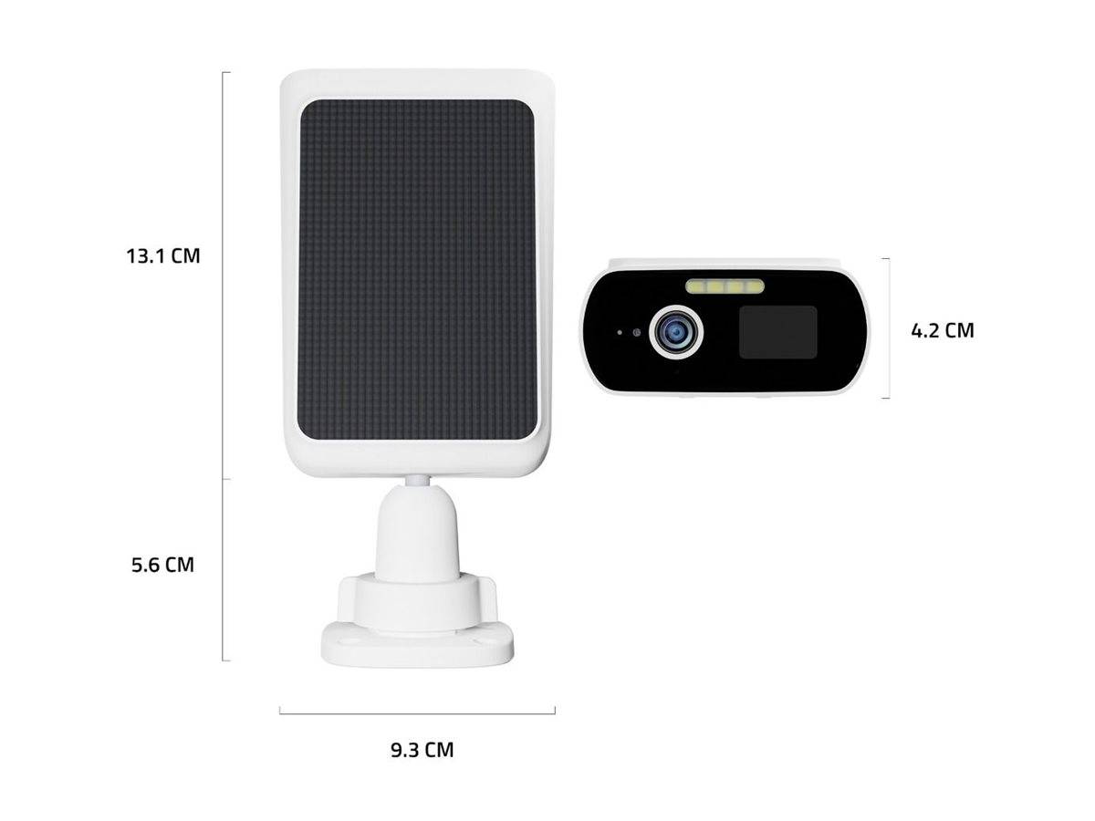 HOMBLI - smarte solar Kamera weiß-1