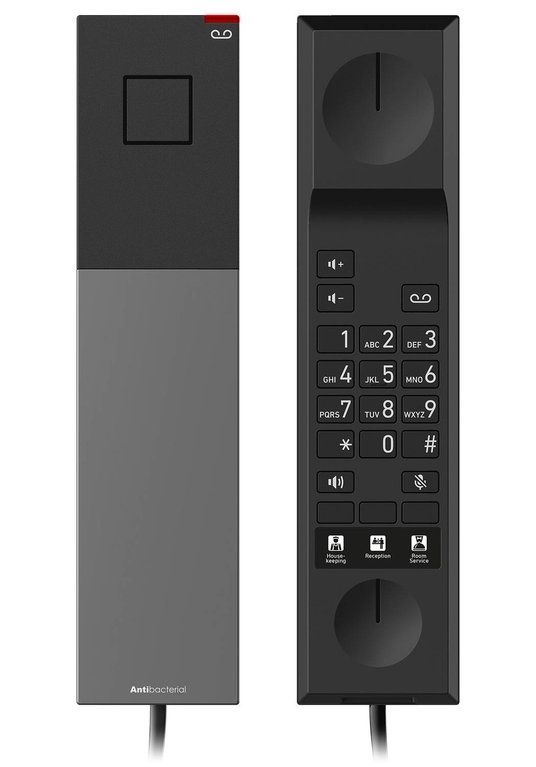 Snom HD300 - Telefon mit Schnur - Gun Metal Black-2