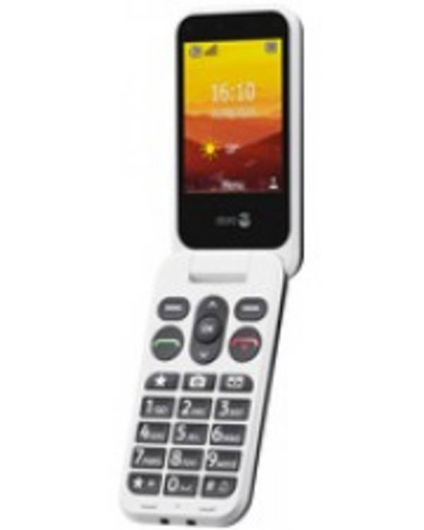 Doro Leva L20, Klappgehäuse, Single SIM, 7,11 cm (2.8"), 2 MP, 1150 mAh, Schwarz, Weiß