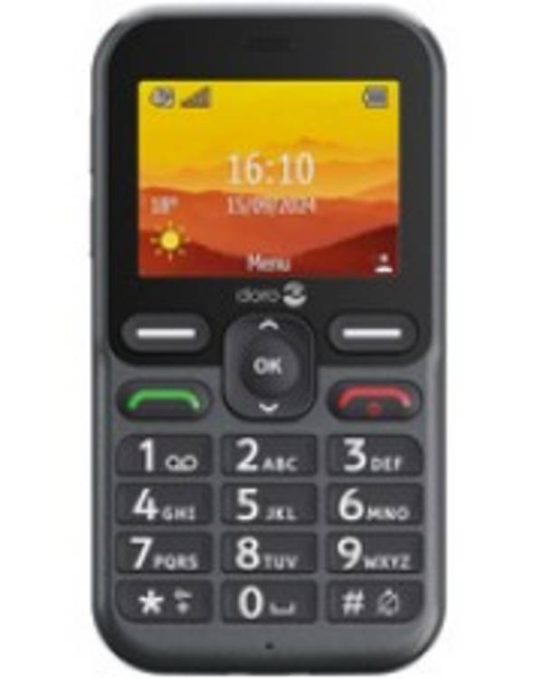 Doro Leva L10, Balken, Single SIM, 6,1 cm (2.4"), 2 MP, 1150 mAh, Schwarz