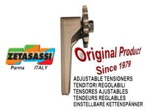 ZETASASSI TFR1RS12, Einstellbarer Kettenspanner Tfr1 mit Umlenkrad Rs Rd Rt