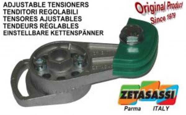 ZETASASSI ORIENTPO38S, Lenkbarer rotierender Kettenspanner Orientp mit ovalem Kettenschieberkopf