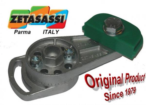 ZETASASSI ORIENTPO12S, Lenkbarer rotierender Kettenspanner Orientp mit ovalem Kettenschieberkopf