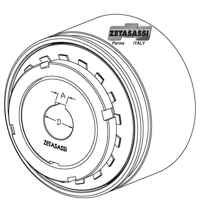 ZETASASSI FORGS95F19CH6 Boring For Synchronous Torque Limiter Type "Gs"-0