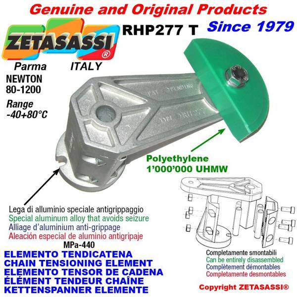 ZETASASSI RHP277TO3TASA120S Chain Tensioning Element Rhp227 With Chain Slider Round