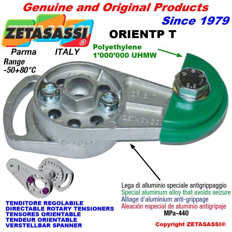 ZETASASSI ORIENTPT114S Directable Rotary Chain Tensioner Orientp With Chain Slider-0