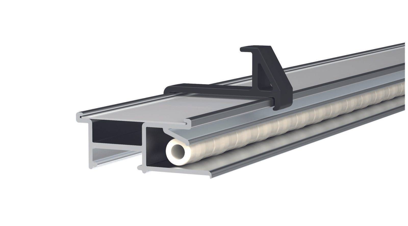 MAUL Klemmleiste MAULtalent 100 cm Wandmontage silber 6248408.SDV-0