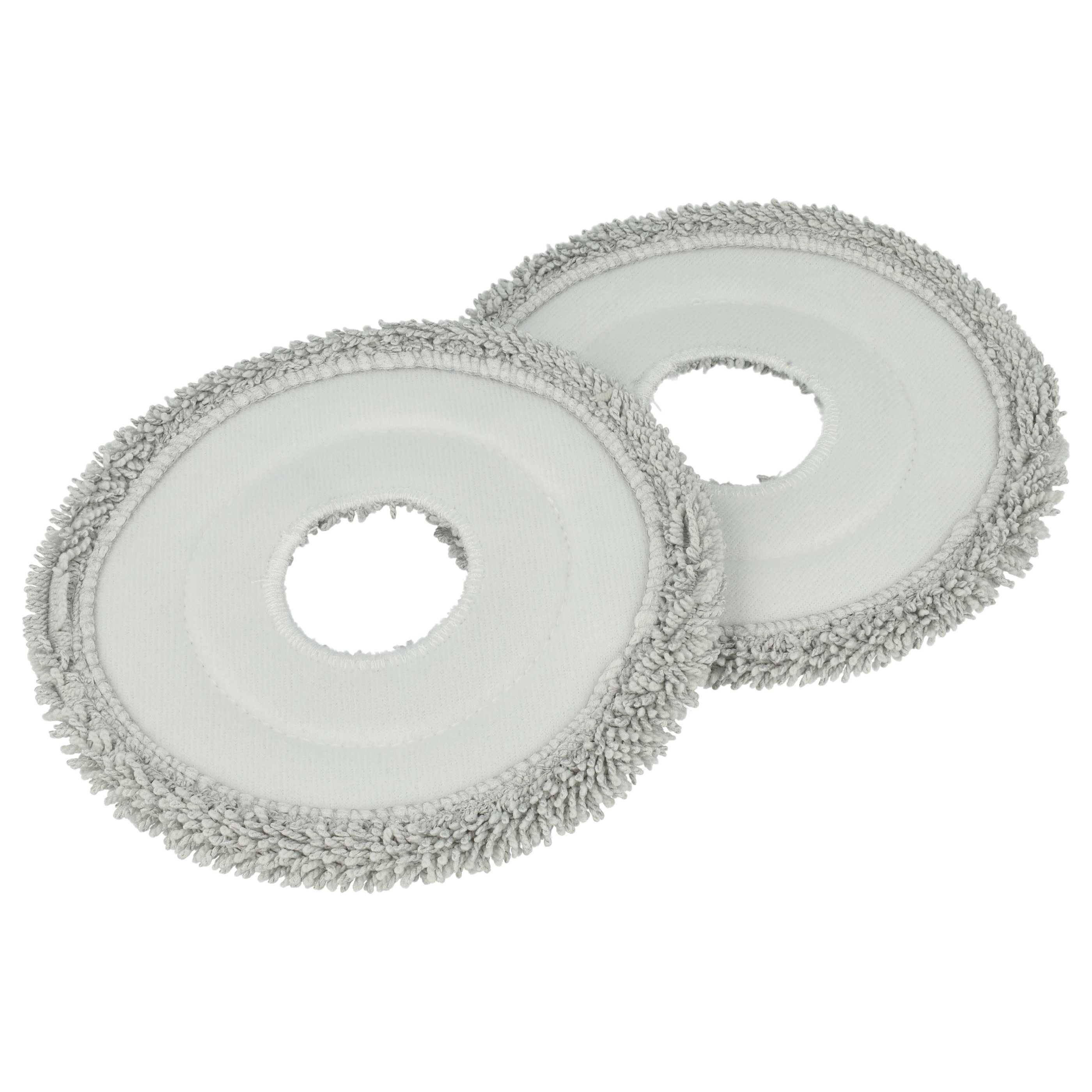 vhbw 10x Wischtuch kompatibel mit Xiaomi S20+ | X10+ Wischroboter, Putzroboter - Mopptuch, Wischmopp-Pad --1