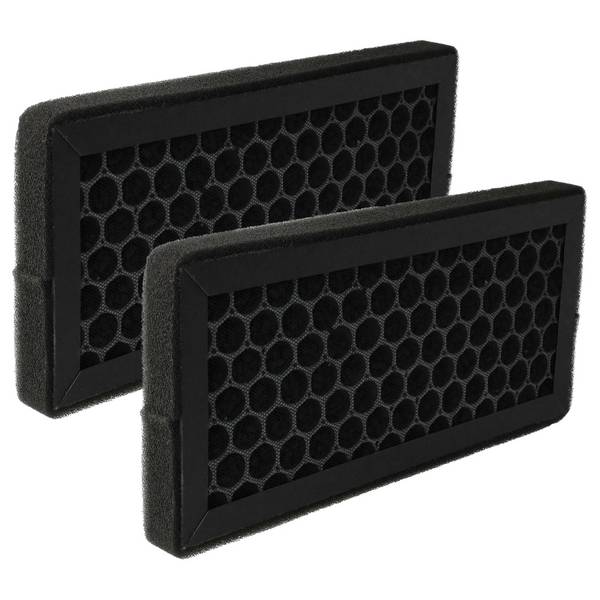 vhbw 2x Aktivkohlefilter Ersatz für Klarstein 10031190 für Luftreiniger | Luftfilter Schwarz Anthrazit-Grau