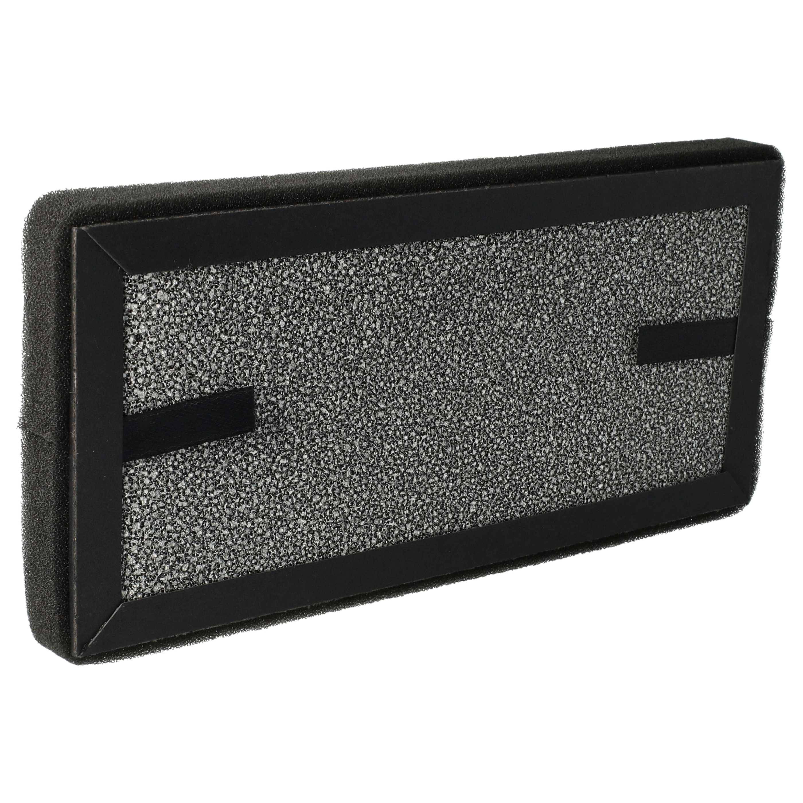vhbw 2x Aktivkohlefilter Ersatz für Klarstein 10031190 für Luftreiniger | Luftfilter Schwarz Anthrazit-Grau-1