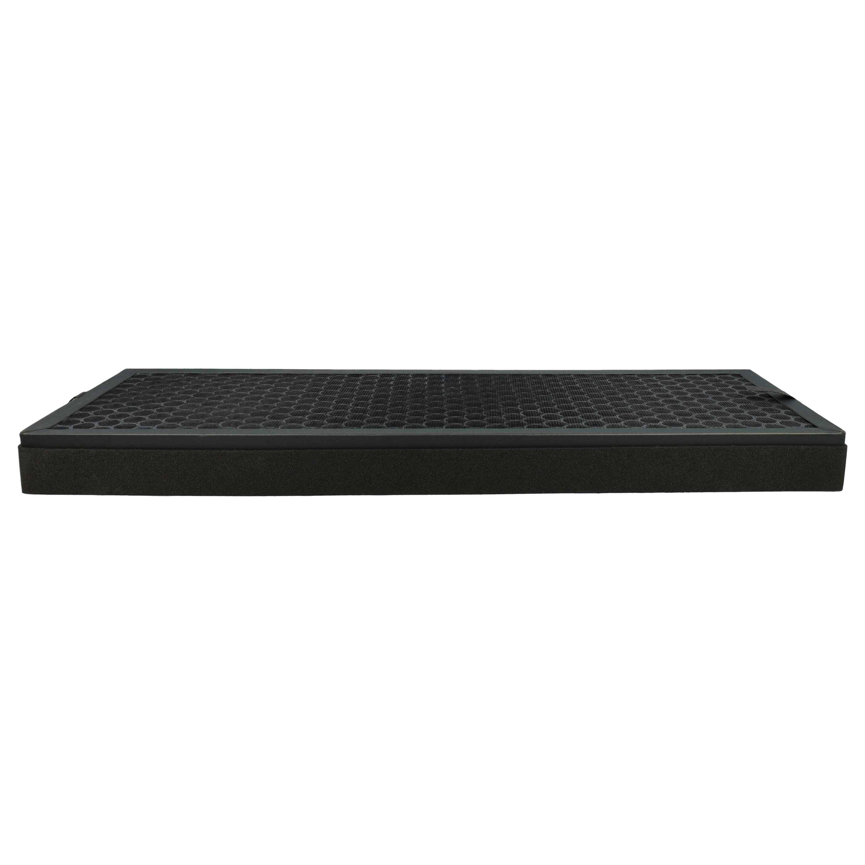 vhbw 4x Aktivkohlefilter Ersatz für Braun BRFV1E für Luftreiniger | Luftfilter Schwarz-3