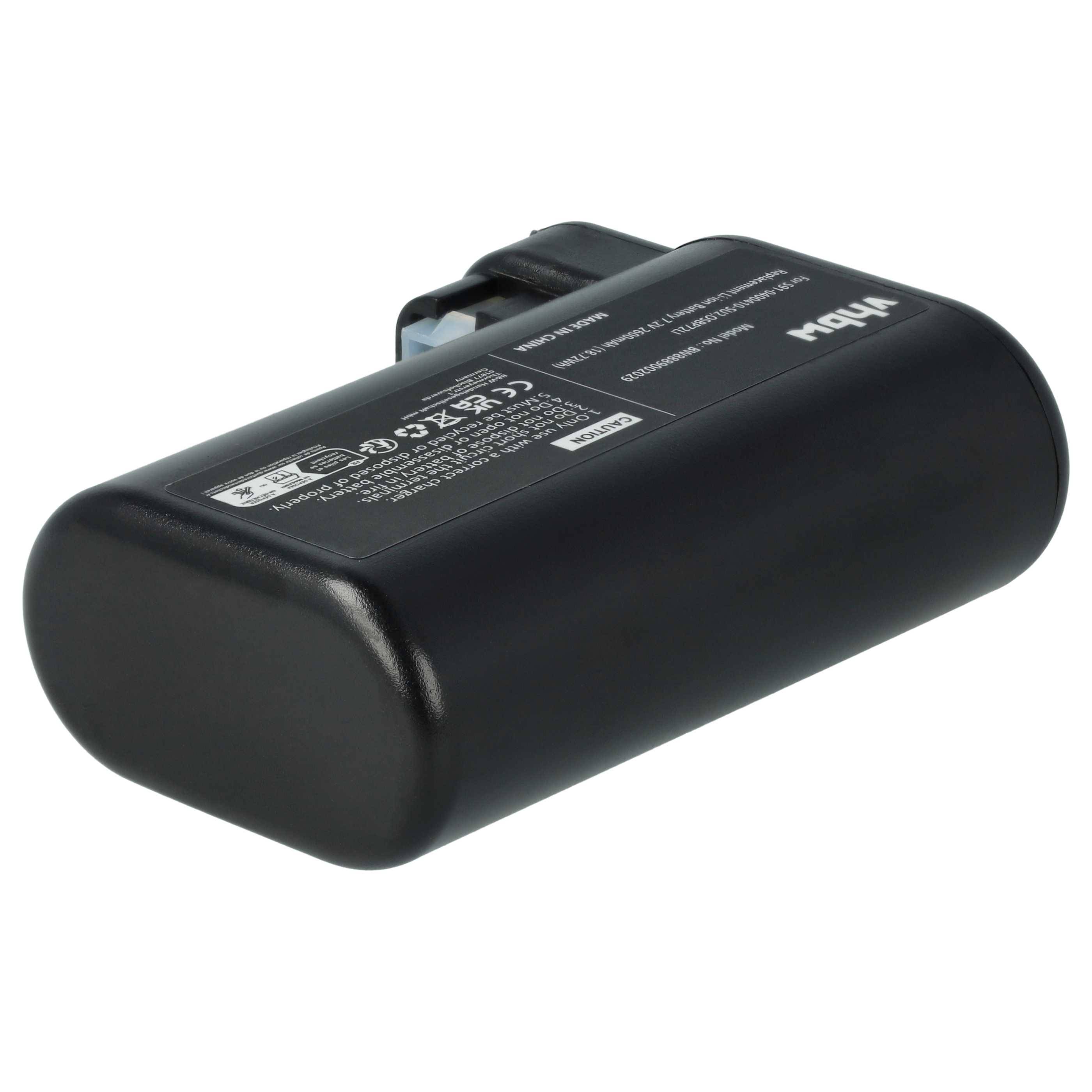 vhbw 2x Akku kompatibel mit AEG 900277268 | 900258195, 900277283, 900277479, 900277478, 900277483 Saugroboter (2600 mAh-2