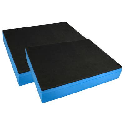 vhbw 2x Schaumstoffeinlage kompatibel mit Bosch Sortimo L-Boxx Werkzeugkoffer - Hartschaum / PE-Schaumstoff, 60 mm Blau-0