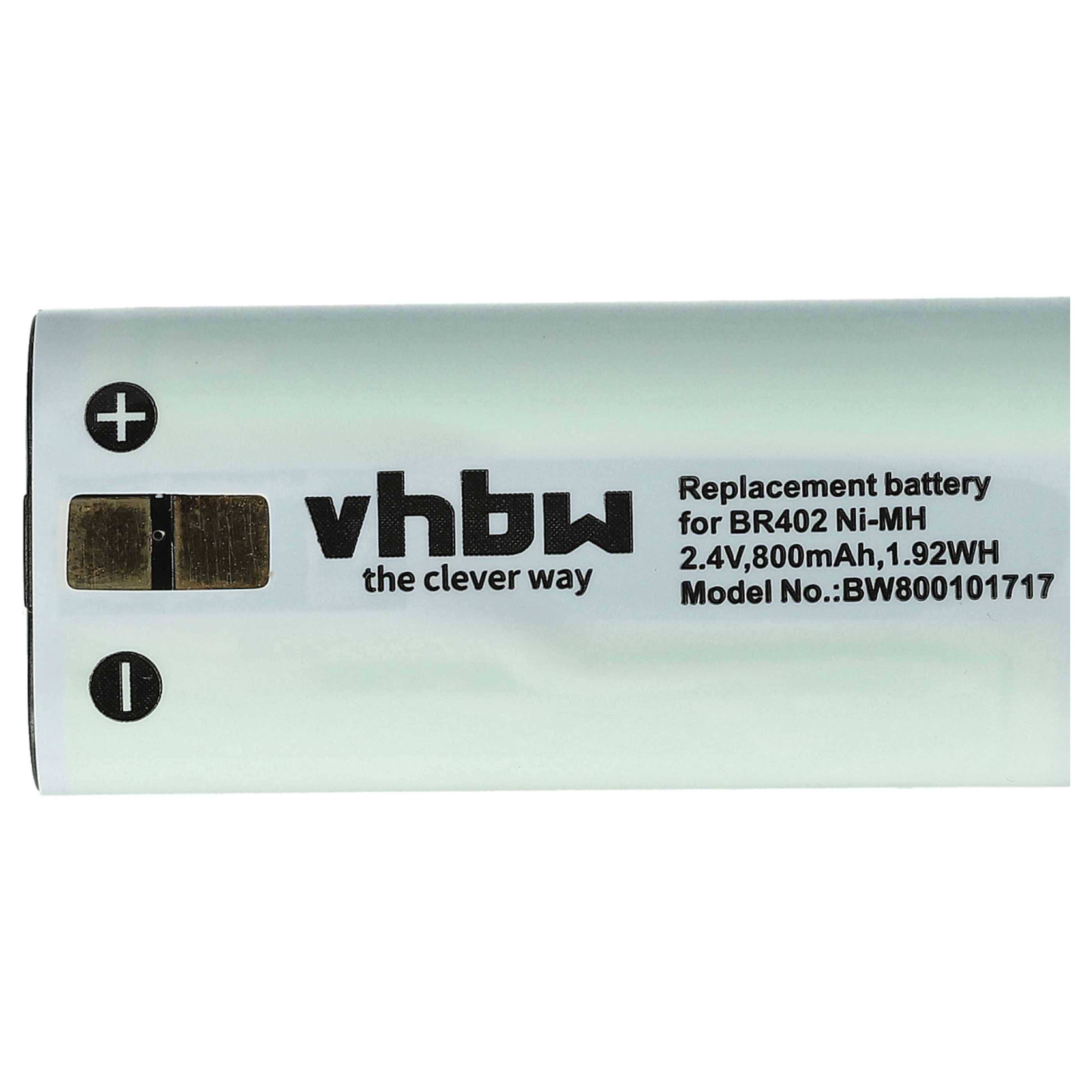 vhbw 5x Akku Ersatz für Olympus BR403 | BR402 für Diktiergerät (800 mAh, 2,4 V, NiMH)-4