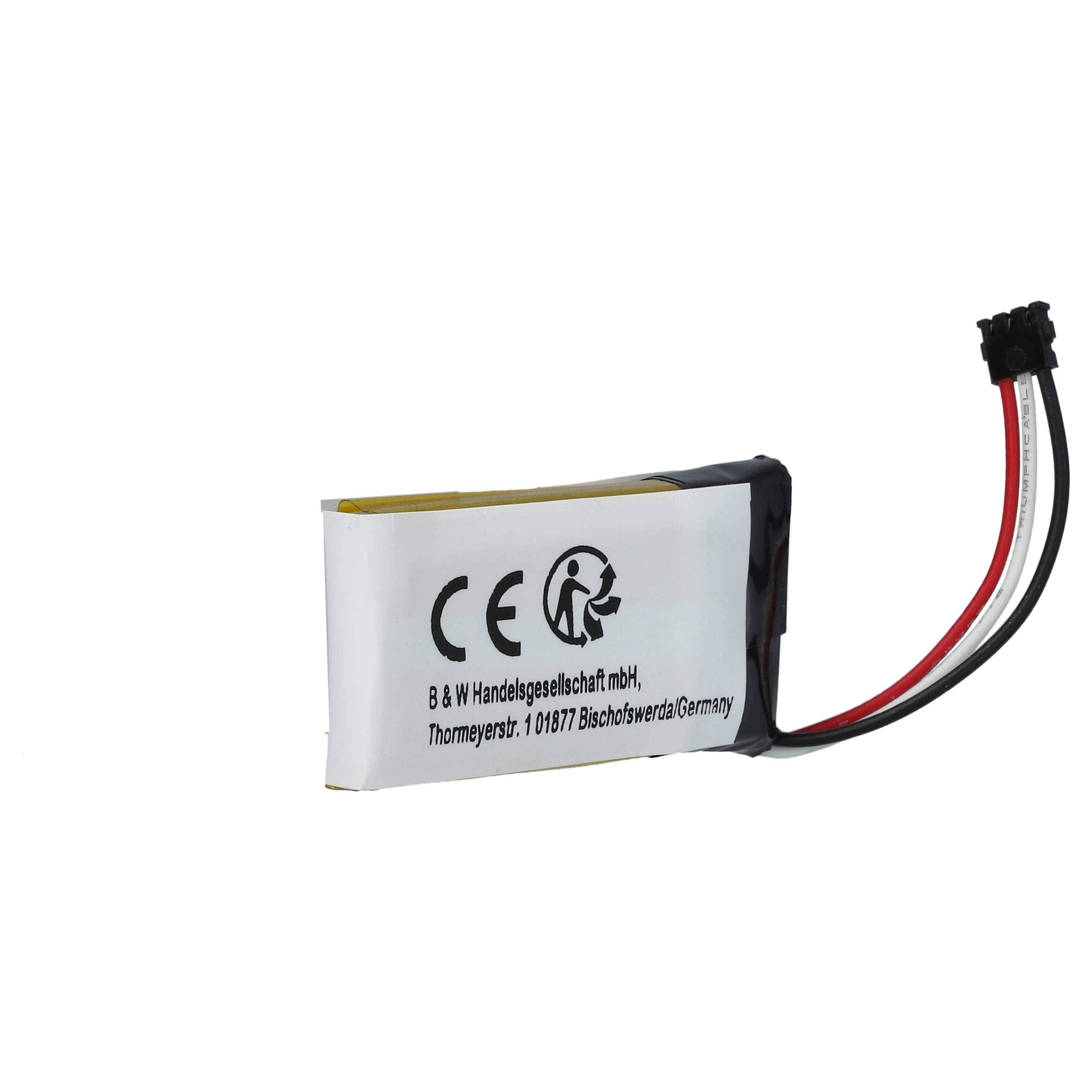 vhbw Akku Ersatz für Logitech 1110 | 533-000071 für Wireless Headset Kopfhörer (240 mAh, 3,7 V, Li-Ion)-1