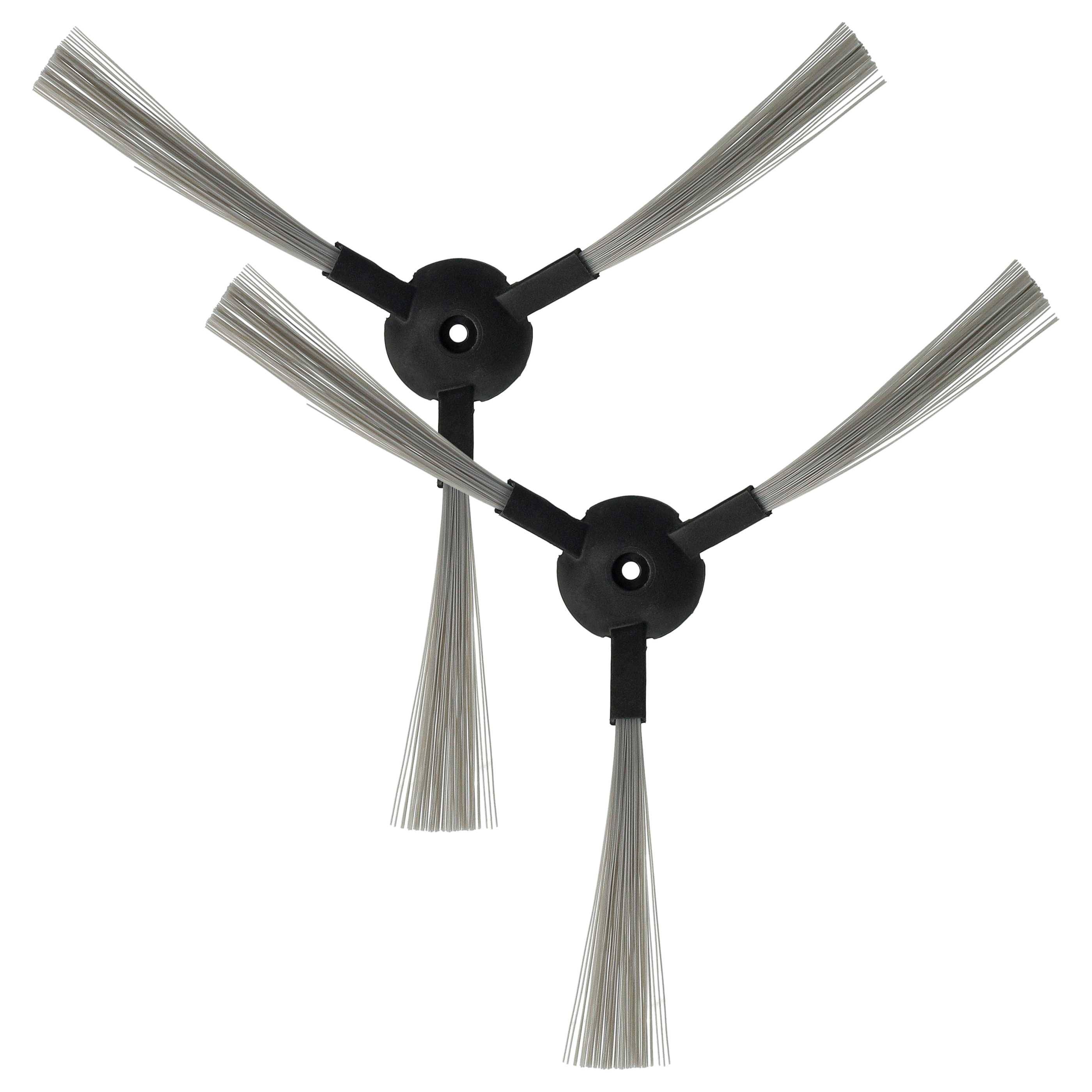 vhbw 2x Seitenbürste kompatibel mit Hoover RBC011 | RBC006, RBC012, RBC003 011, RBC003 Saugroboter - Reinigungsbürsten-0