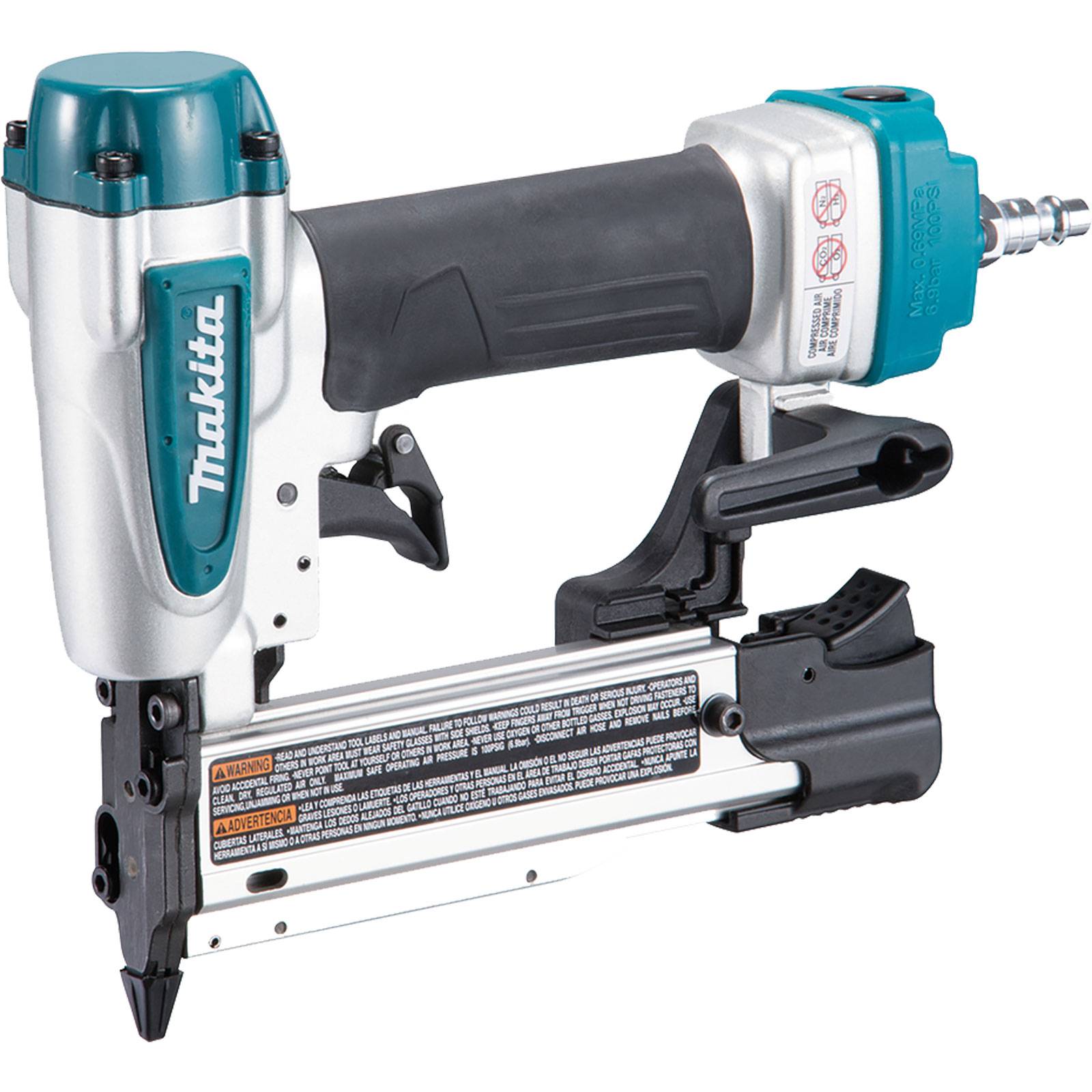 MAKITA AF353 - Druckluftnagler (Betriebsdruck 4,5 - 6,9bar | Stiftlänge 15,0 - 35,0mm | Magazinkapazität 130 Stück)-1