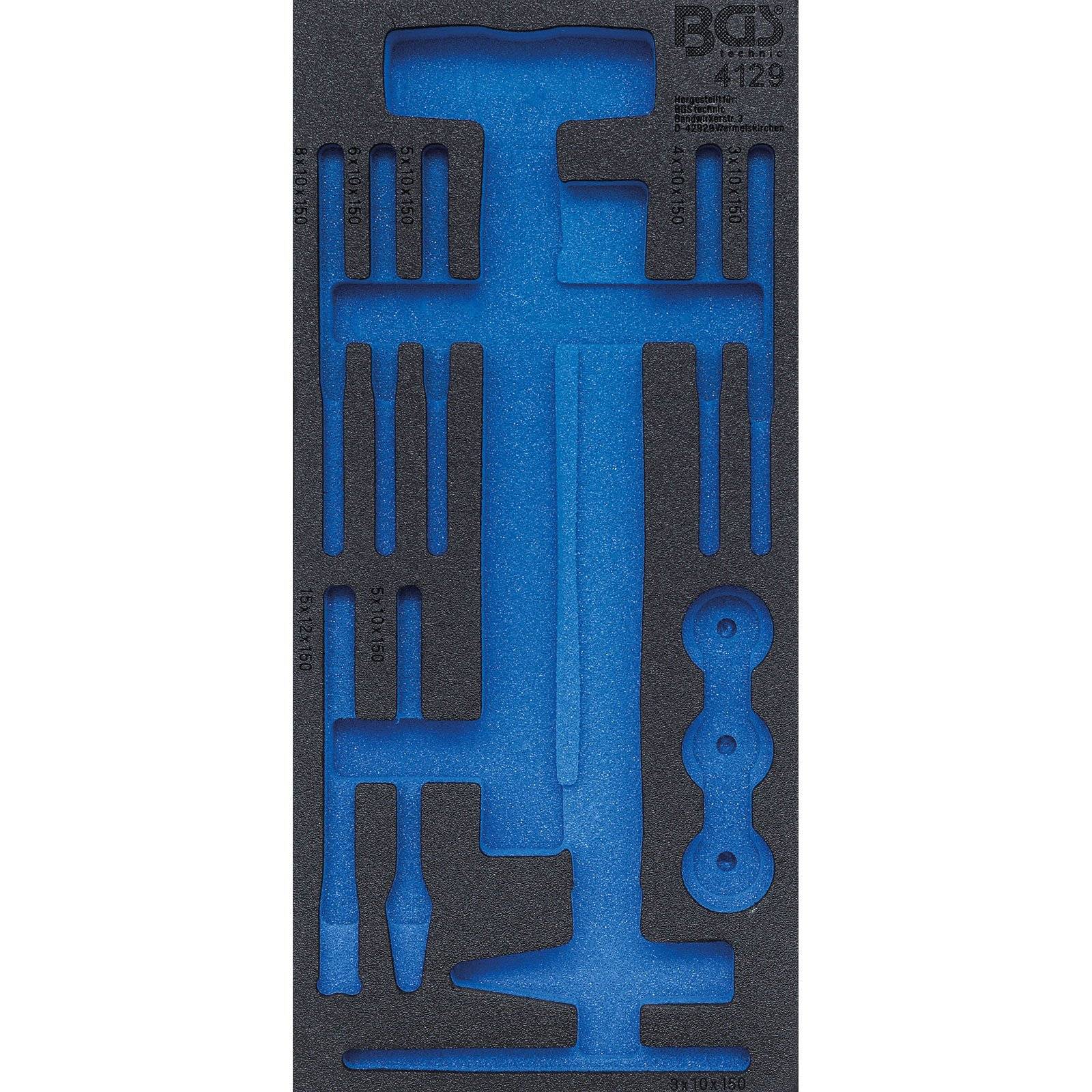 BGS 4129-1 Werkstattwageneinlage 1/3, leer, für Ar t. 4129-1
