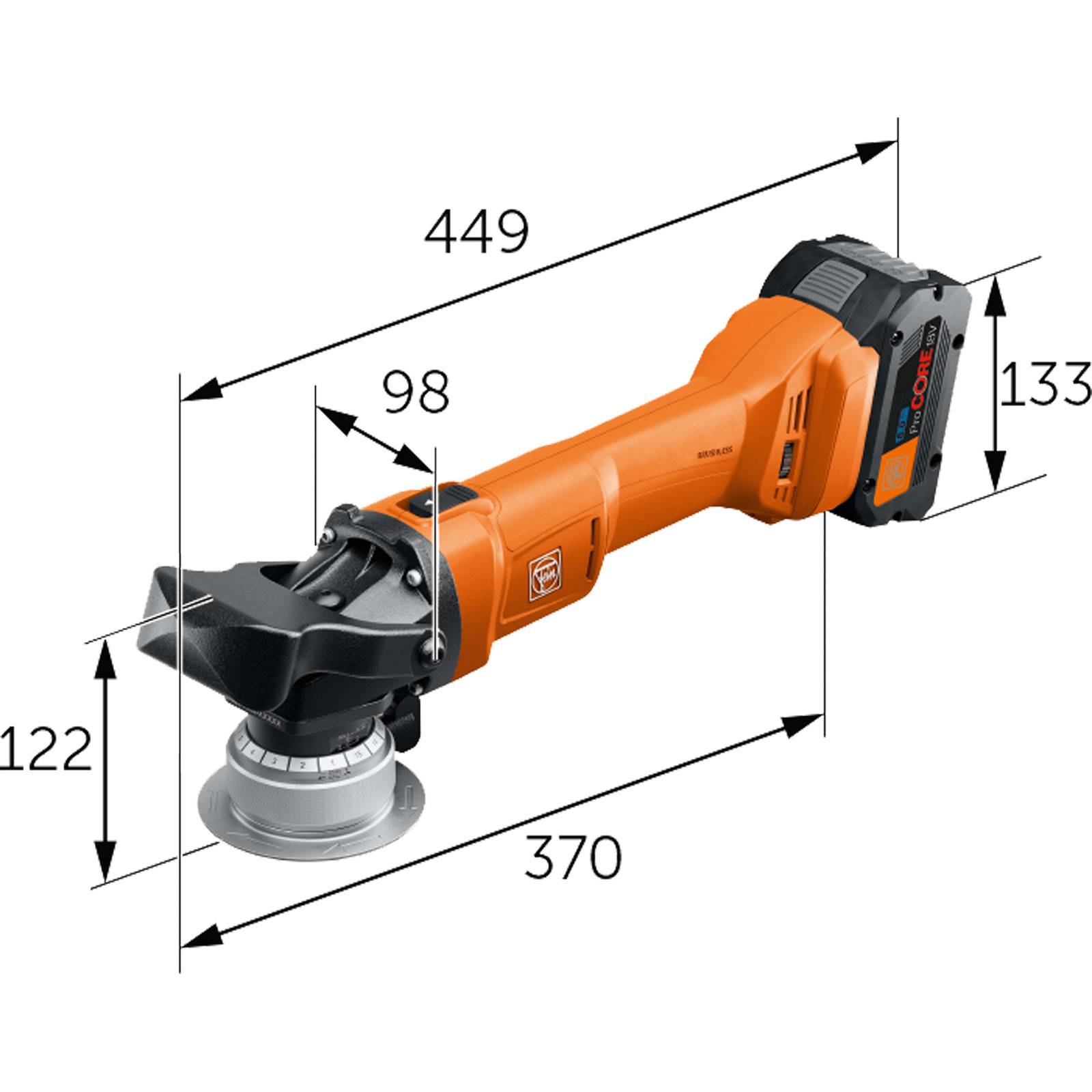 FEIN Akku-Kantenfräse bis 5 mm mit Anwenderset AKFH 18-5 AS Basis Set Fase, incl. Zubehör, L-BOXX-2