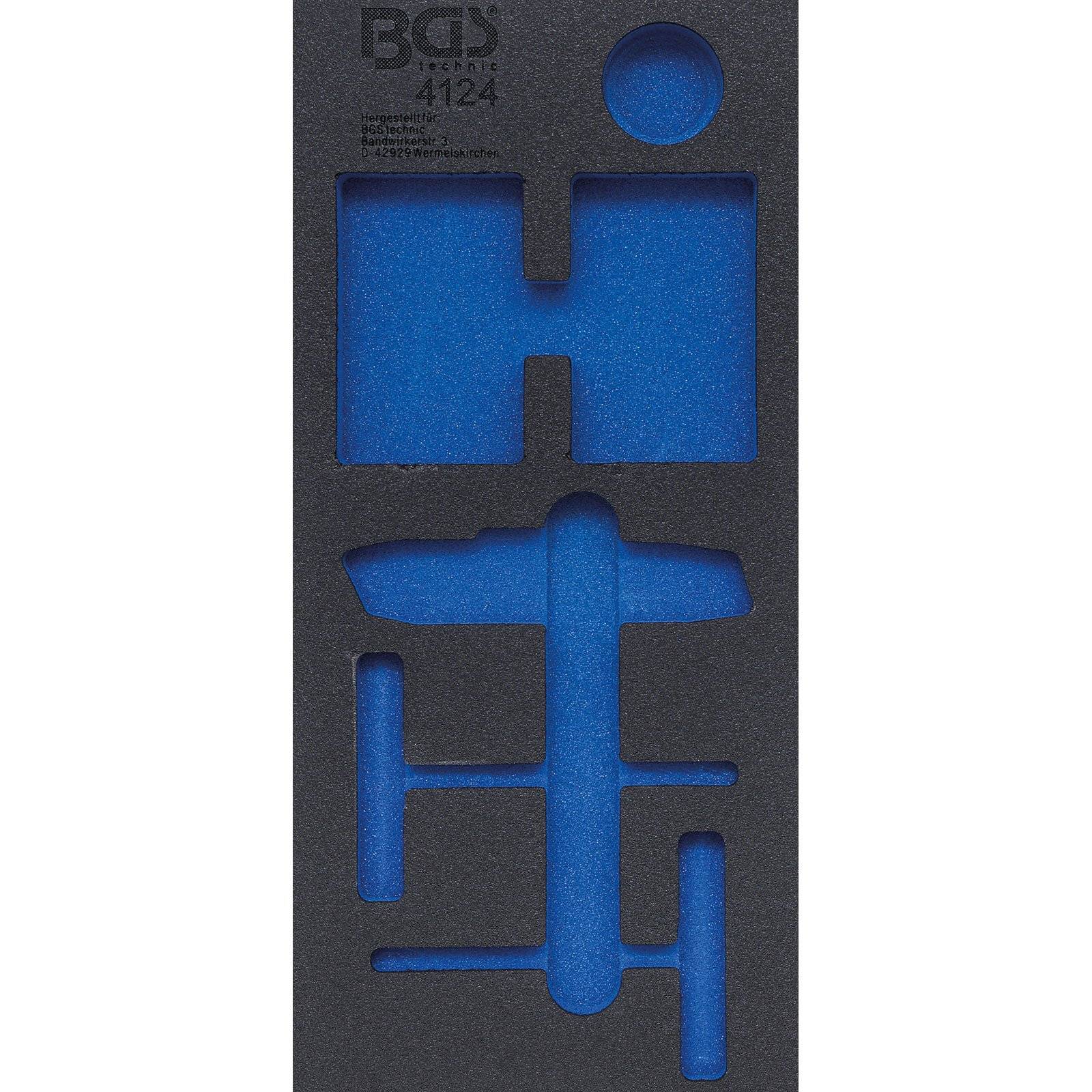 BGS 4124-1 Werkstattwageneinlage 1/3, leer, für Ar t. 4124-1