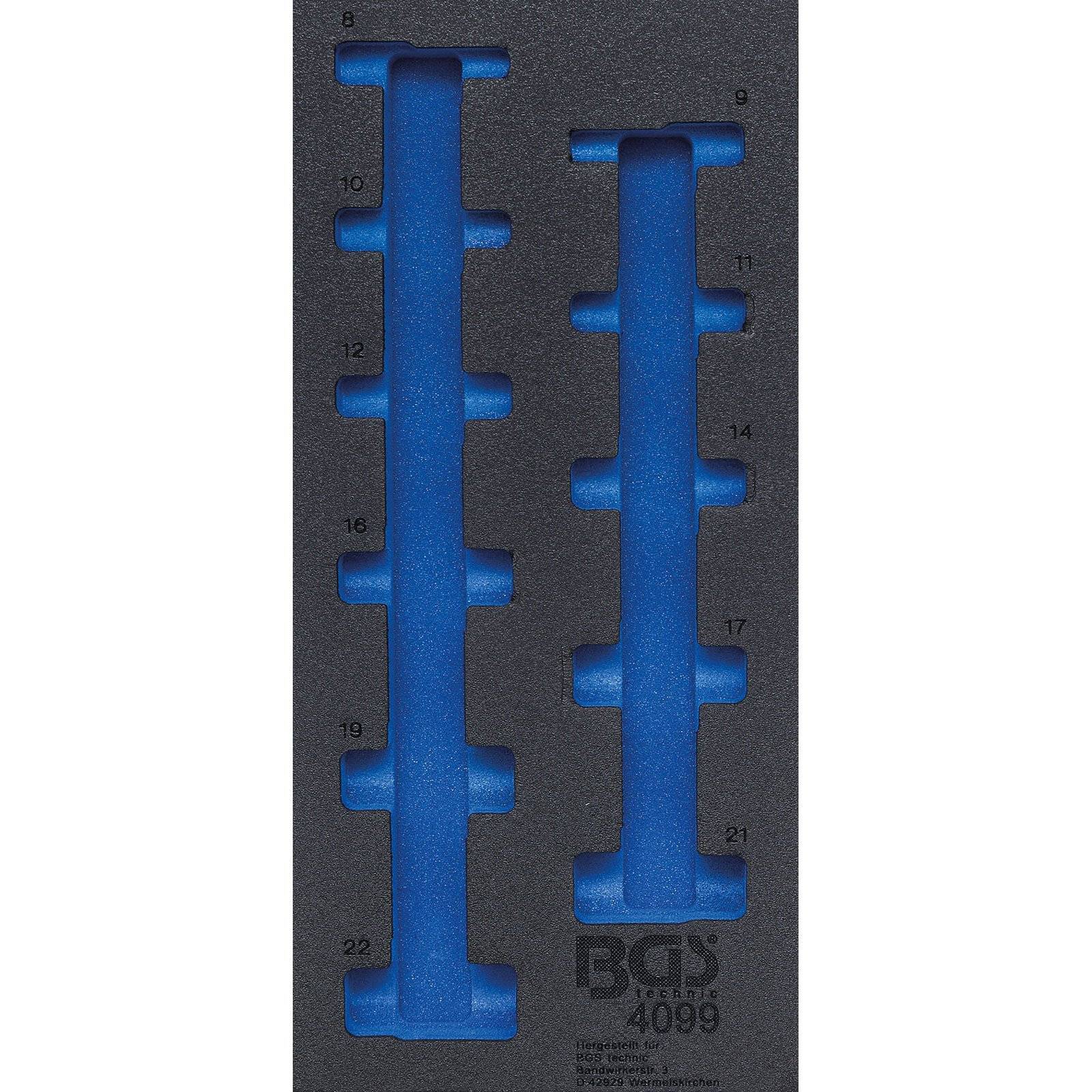 BGS 4099-1 Werkstattwageneinlage 1/3, leer, für Ar t. 4099-1